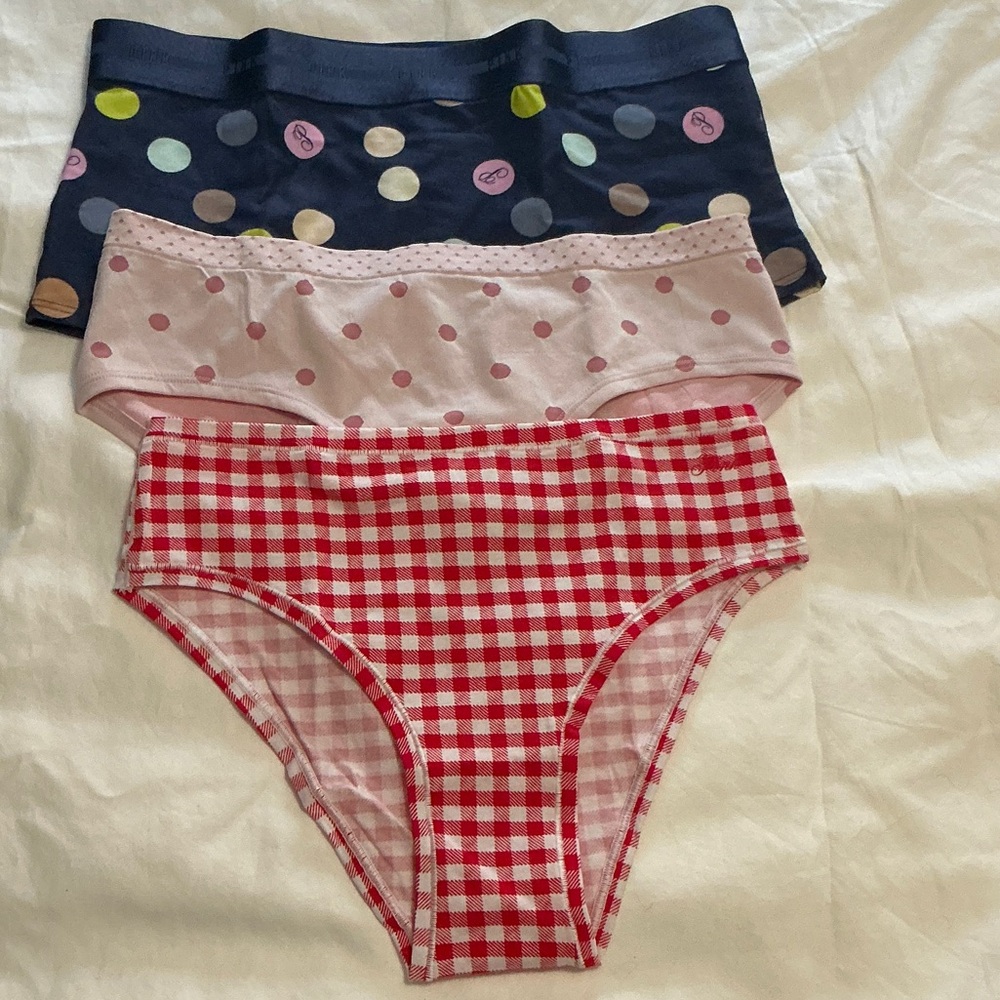 Victoria’s Secret Polka Dot and Gingham Underwear Set